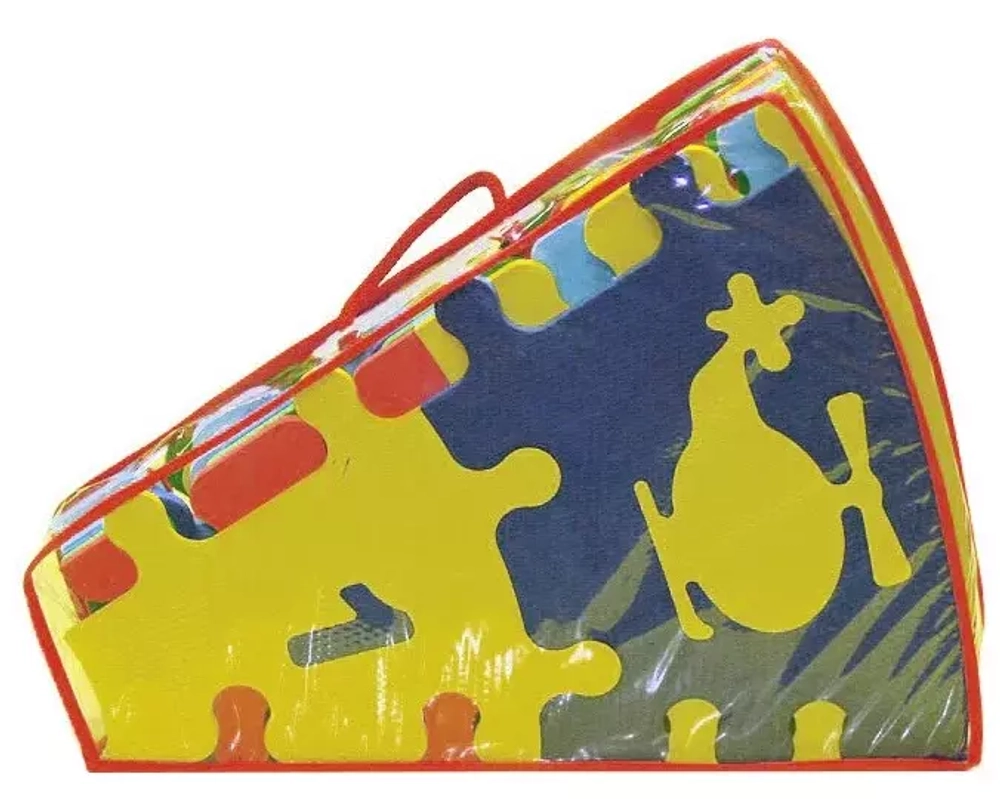 Коврик - пазл мягкий КРУГ d -120 см (в комплекте 21 деталь) арт. МПД1,2/К