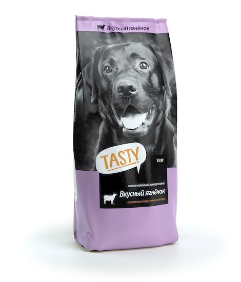 Tasty сухой корм для взрослых собак с Ягненком