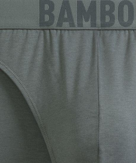 Мужские трусы (3шт) слипы спорт Atlantic 3MP-199, бамбук, светлый хаки + черный + бежевый