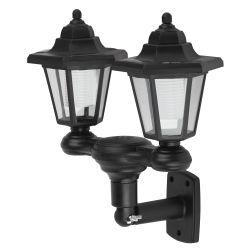 Светильник уличный ЭРА ERASV01-01 садовый настенный на солнечной батарее пластик черный 150 см