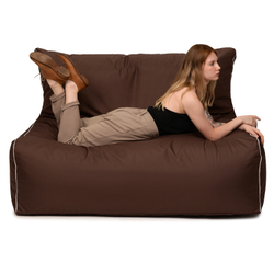 Бескаркасный Диван Модерн Коричневый (Экокожа, Классический)