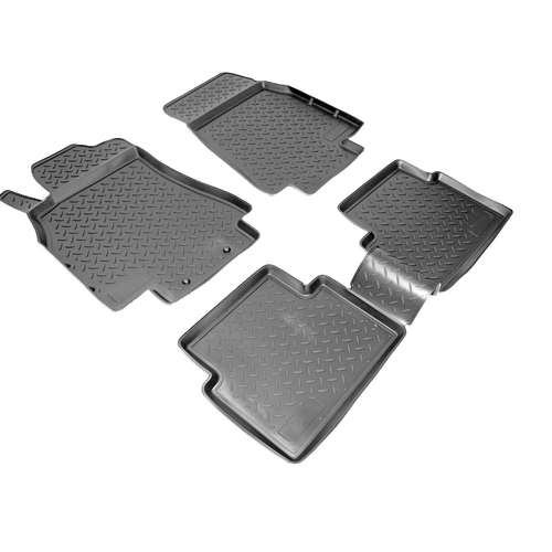 Ковры в салон Norplast/Unidec для Mercedes-Benz A в кузове W169 (2004-2008), Черный, арт.NPL-Po-56-17