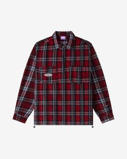 Рубашка Velvet Tartan красная / черная