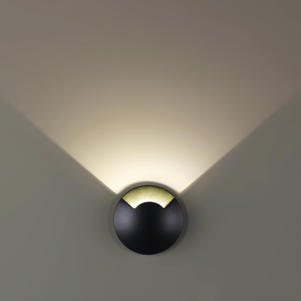 6662/1GL3 NATURE ODL25 691 черный/металл Встраиваемый грунтовый светильник IP67 LED 3W 3000K 75° 12V/24V WALD (нужен драйвер 357781/357782)