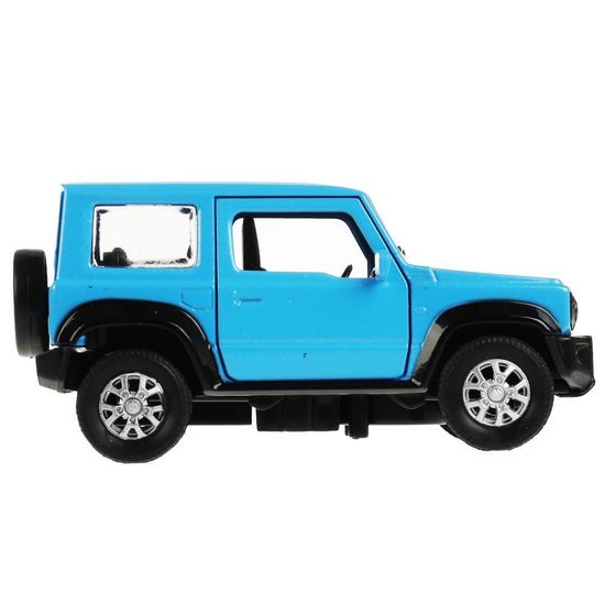 Машина металл SUZUKI JIMNY 11,5 см, двери, багаж, инерц, синий, кор. Технопарк