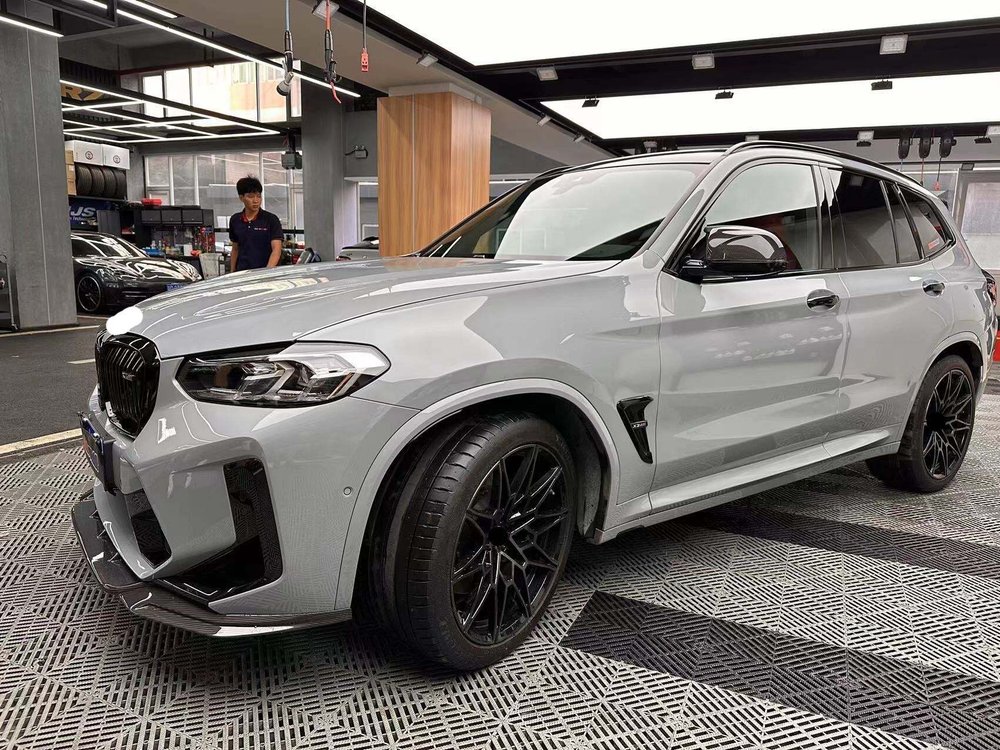 Карбоновая губа и диффузор для BMW X3 G01 Рестайлинг / X3M F97 2021+ БМВ