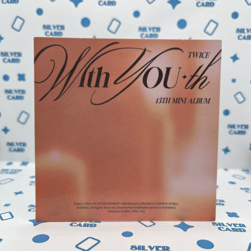 Открытка TWICE - With You-th (Digipack ver. | POB | Момо)