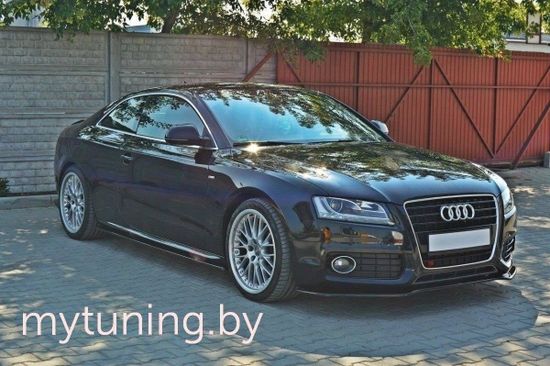 Сплиттеры накладок на пороги V.4 для AUDI A5 / A5 S-Line / S5 (07-16)