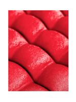 Подушка на сиденье с наполнителем из лузги гречихи 35 х 35 см красная