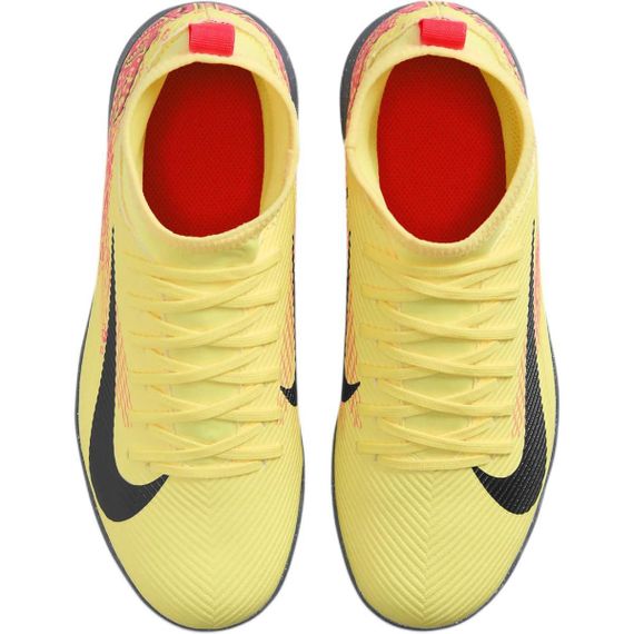 Кроссовки NIKE Mercurial Superfly 10 Детские бутсы среднего размера, выполненные из натуральной кожи.