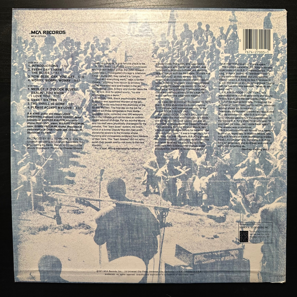 B.B. King - Live In Cook County Jail (США)