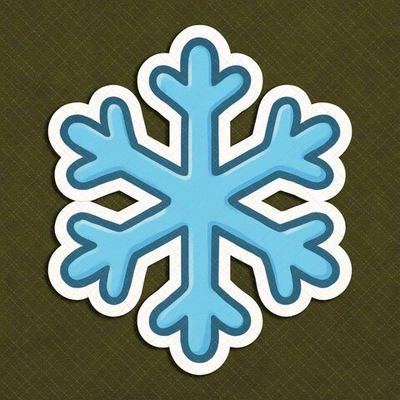 Снежинка №1 - декор для фотосессий