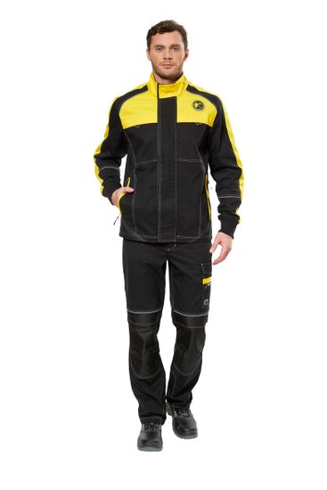 Куртка "Старт" (черный/желтый)