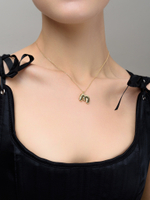 Колье с буквой М