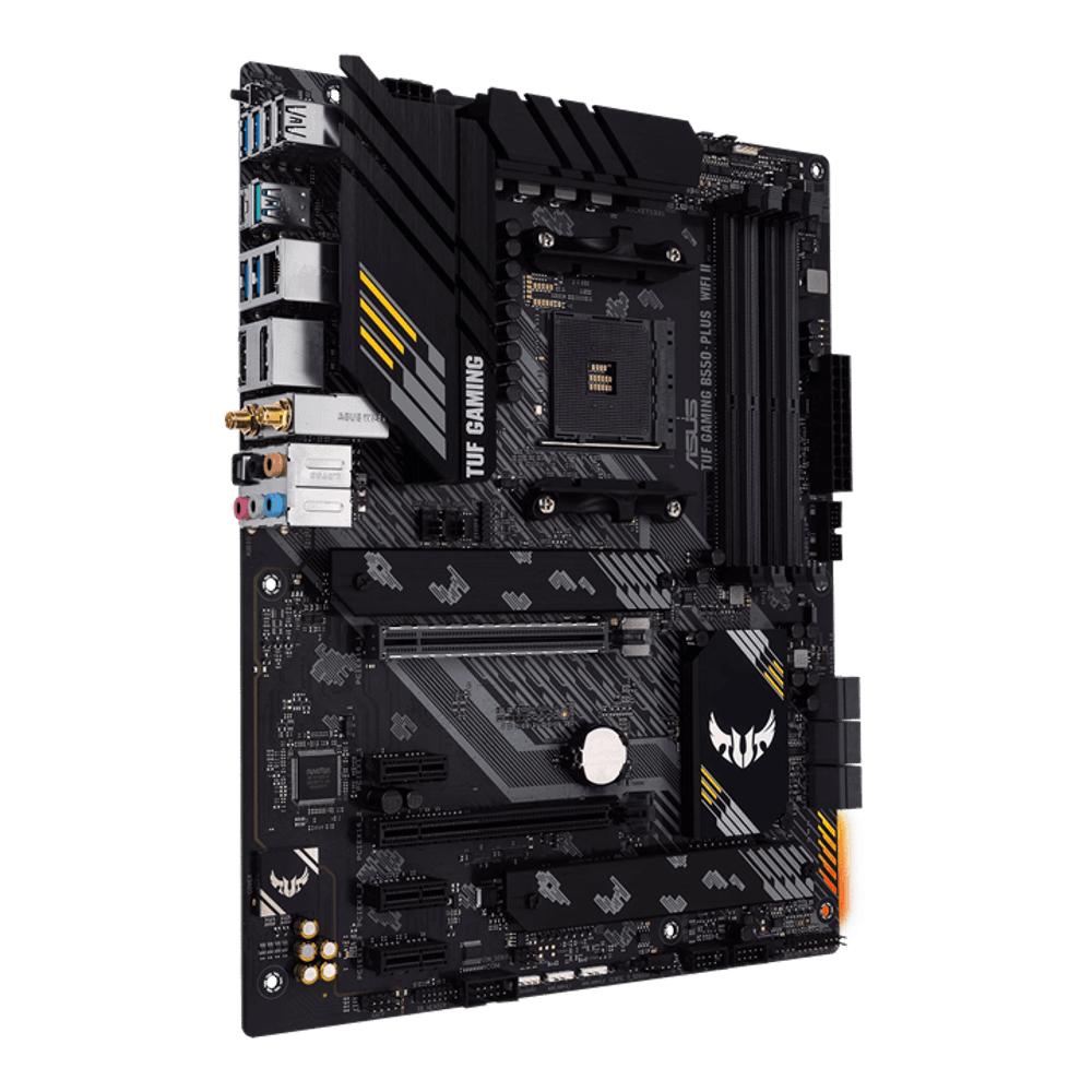 Материнская плата ASUS TUF GAMING B550-PLUS WIFI II AM4 4xDDR4 6xSATA3 2xM.2 RAID HDMI DP ATX