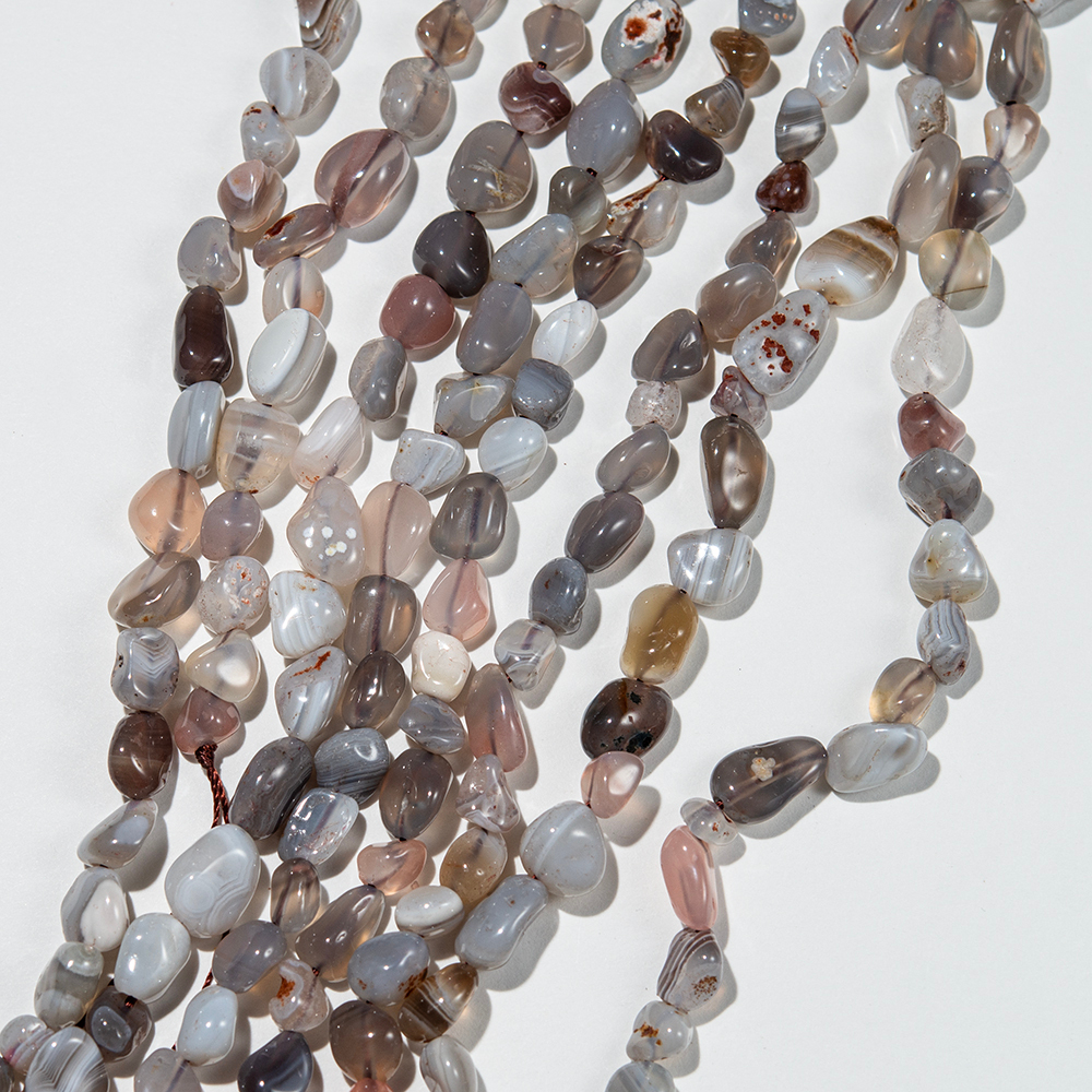 Агат Ботсвана натуральный, фриформ, 6-10мм