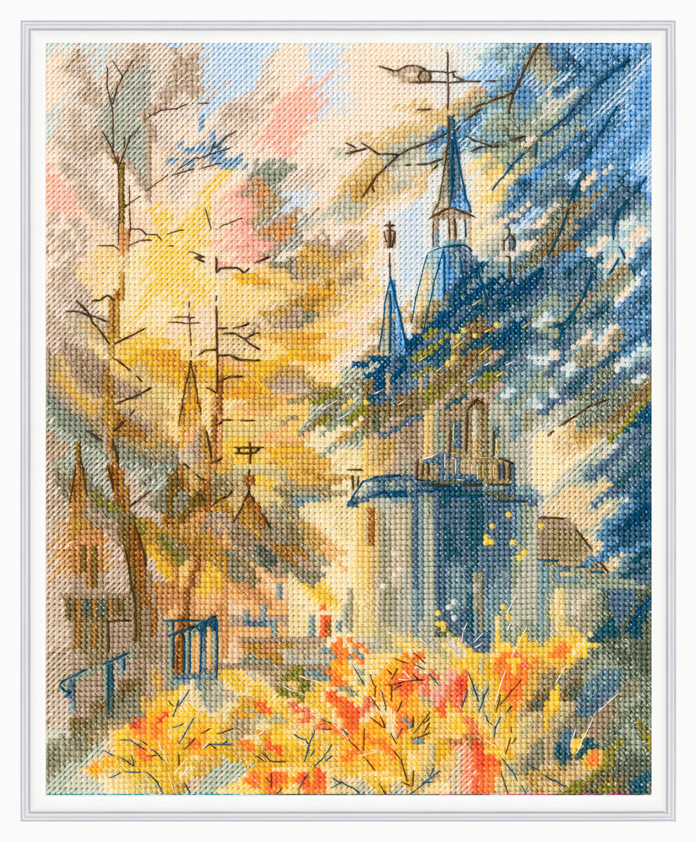 Коллекция:	Городской пейзаж¶Название по-английски:	Autumn¶Название по-русски:	Осень¶Размер кадра, см