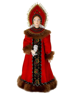 Кукла коллекционная в русском праздничном костюме