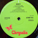 Jethro Tull – Benefit (Англия 1970г.) Т