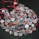 Агат Ботсвана розовый срез 12мм