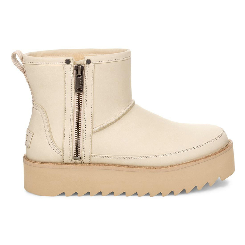 Сапоги UGG F19 Classic Rebel Biker Mini, 1105313-BONE