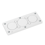 Мембранный кабельный ввод, EPDM, IP66, t эксп. -70..+90, ШхВ 216х89 мм,4xø2,0-14,0 мм, 2xø2,0-54,0 мм, 1xø2,0-59,0 мм