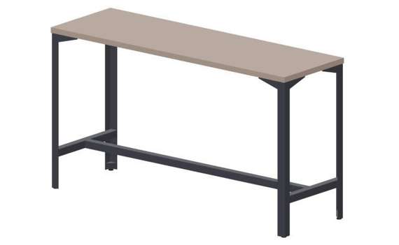 Высокий стол 190х60х106см, столешница 3,6см