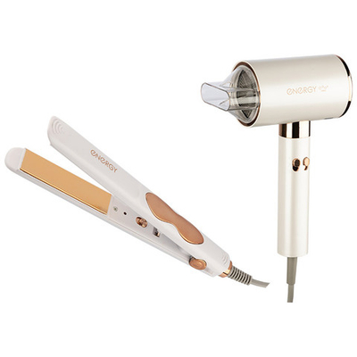 Набор для укладки волос Energy EN-849N, фен+выпрямитель для волос