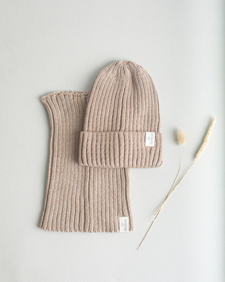 Снуд вязаный Soft Biniboo капучино