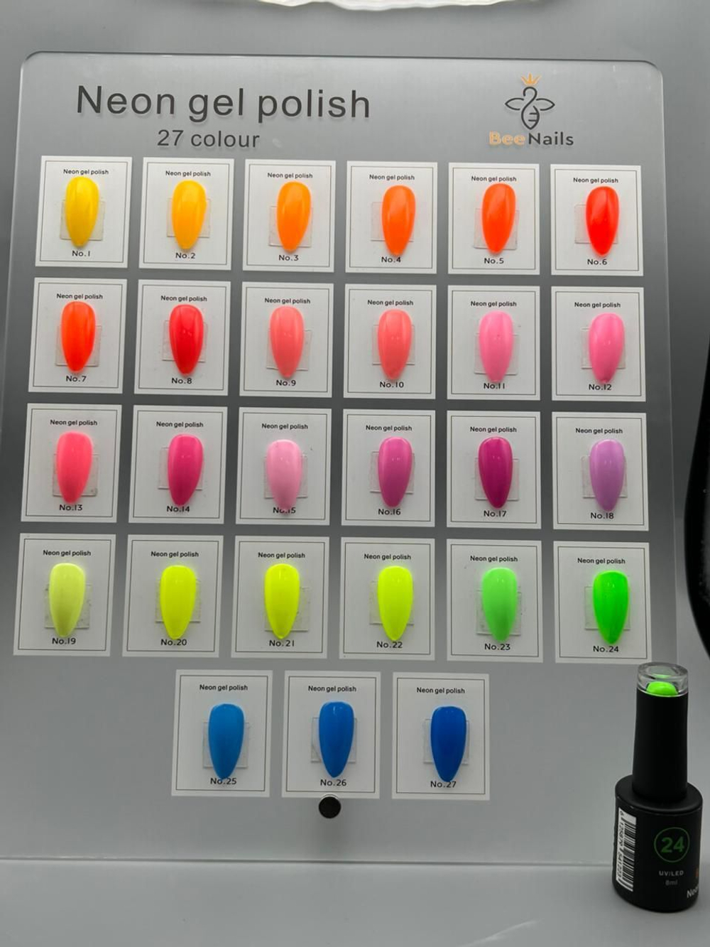неоновые гель лаки