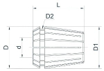 Цанга ER11-02.5 высокоточная 0,010 мм (DIN 6499B, ISO 15488-B)