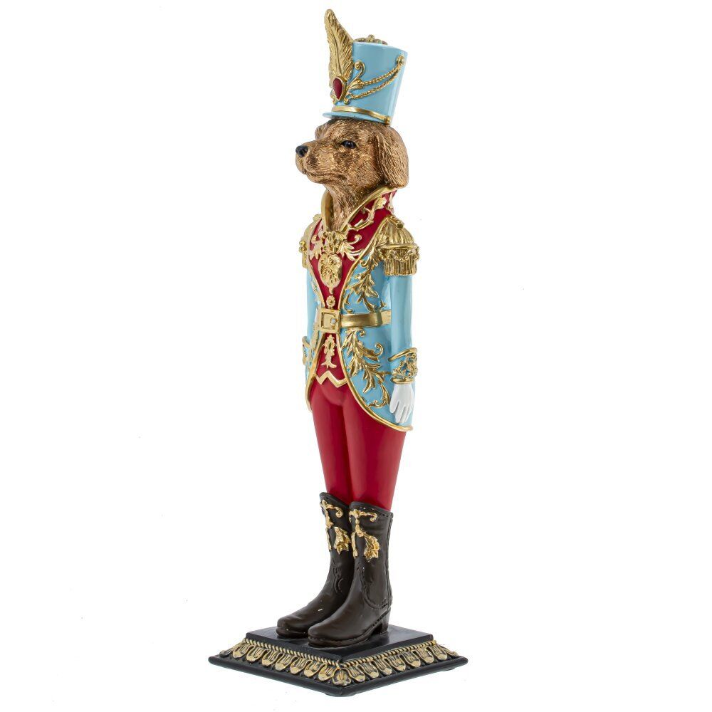 GAEM Фигурка декоративная "Солдатик-собака", L9 W9 H32 см