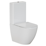 Унитаз-компакт безободковый WAVE PERSONA, гор,ниж,2-кн.арм,дюро,м/л,быстр,БЕЛЫЙ глянец