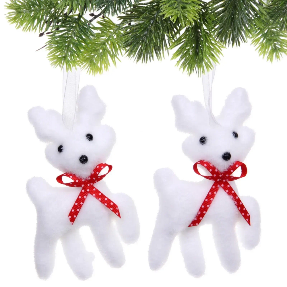 Подвеска «Милые зверята» (набор 2 шт), Белый