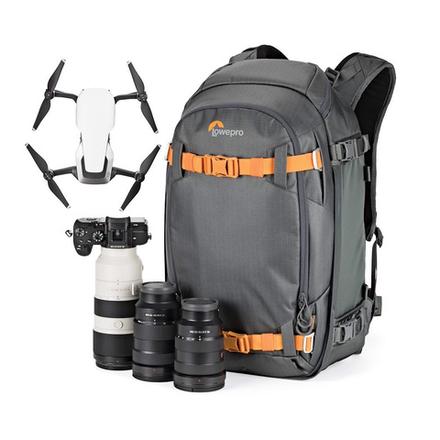 Рюкзак Lowepro Whistler BP 350 AW II серый для фототехники и аксессуаров