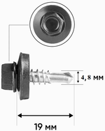 Саморез 19х4,8 размеры