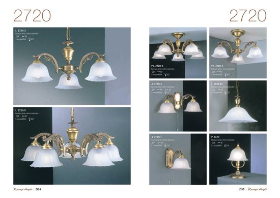 Потолочная люстра Reccagni Angelo PL.2720/5