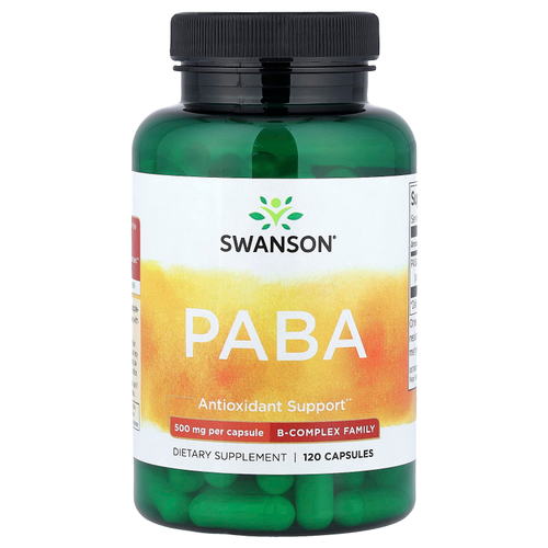 Swanson Vitamins, ПАБК, 500 мг, 120 капсул