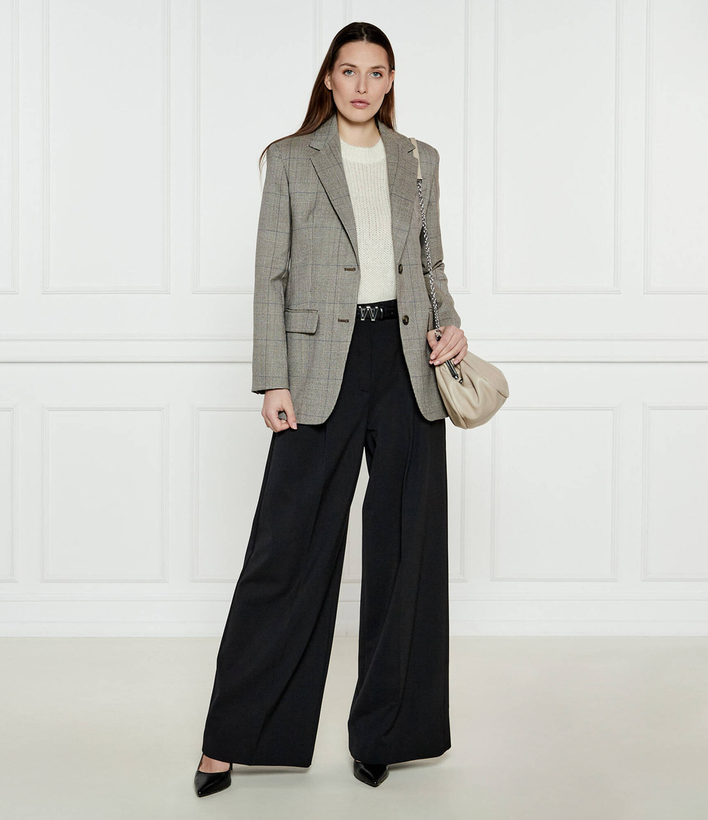 Хлопковый пиджак BURGOS Weekend MaxMara - коричневый(150411016)