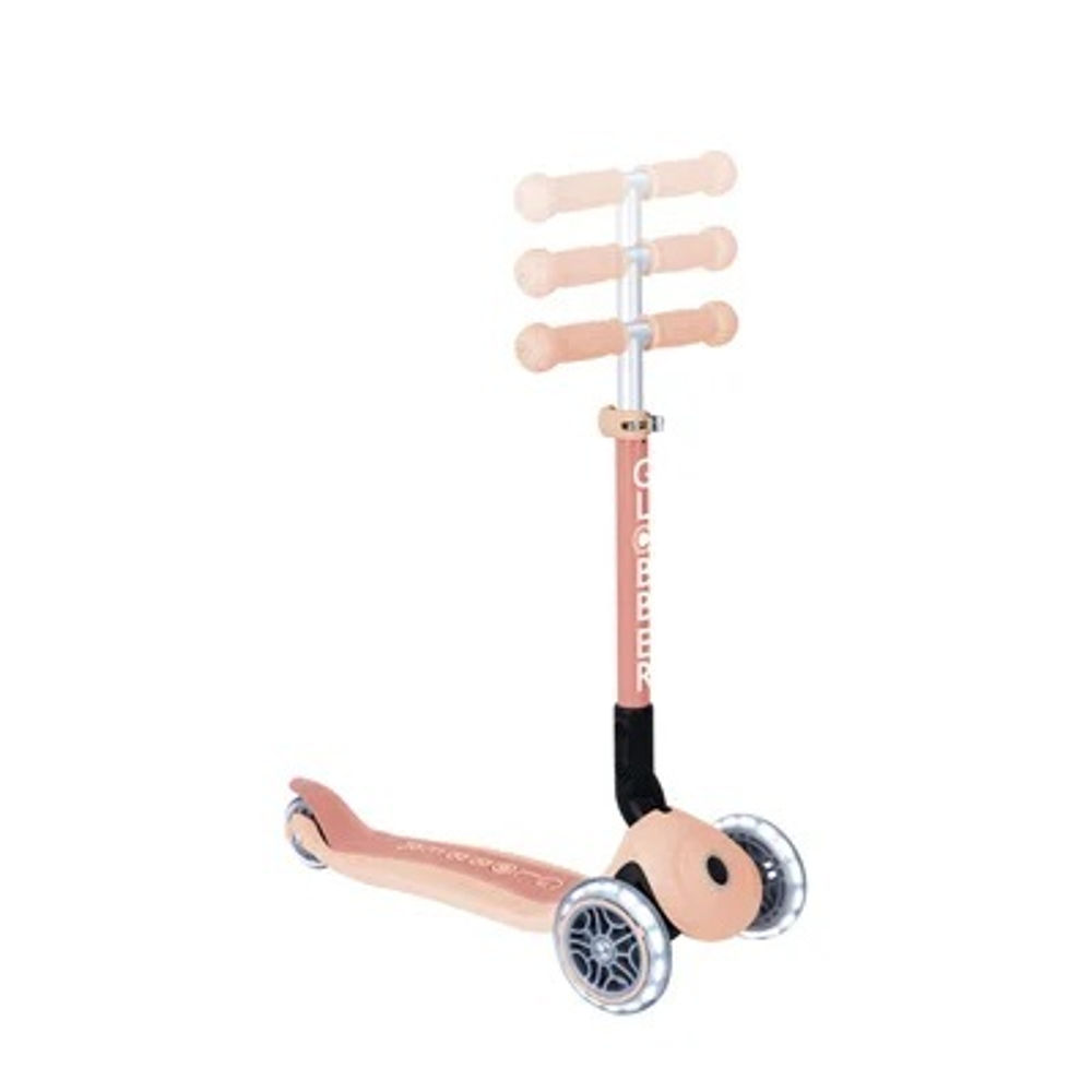 Самокат Globber Junior Foldable Lights Ecologic оранжевый