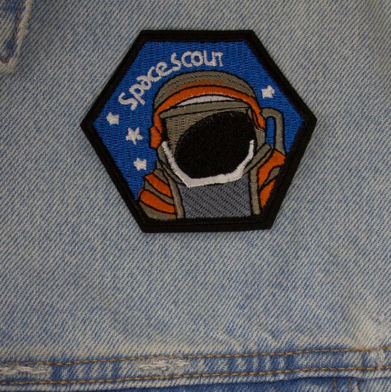 Нашивка на рюкзак и на одежду. Space scout