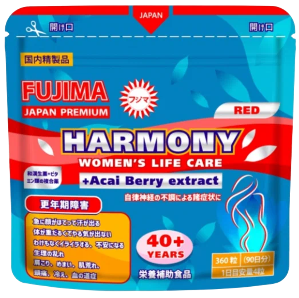 Fujima Harmony 360 caps Green 20-40 / Red 40+ , Комплекс Гармония для Женского здоровья