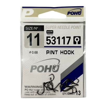 Крючки рыболовные POHU 53117 №11 (УП/10шт)