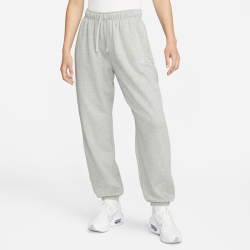 Женские теннисные брюки Nike Sportswear Club Fleece Mid-Rise Oversized Training Pants Women - Lightgrey