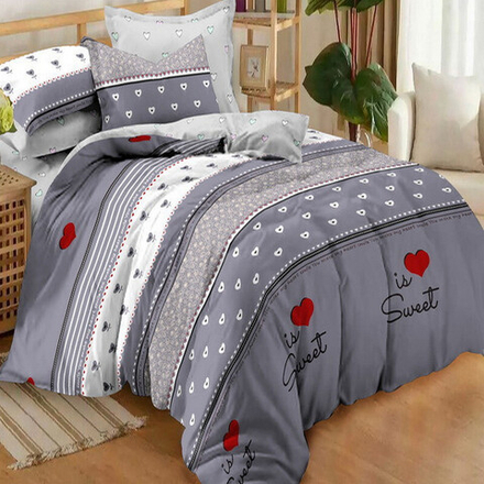 Комплект постельного белья "ВЛ. 1090", поплин, 100% хлопок, Россия.