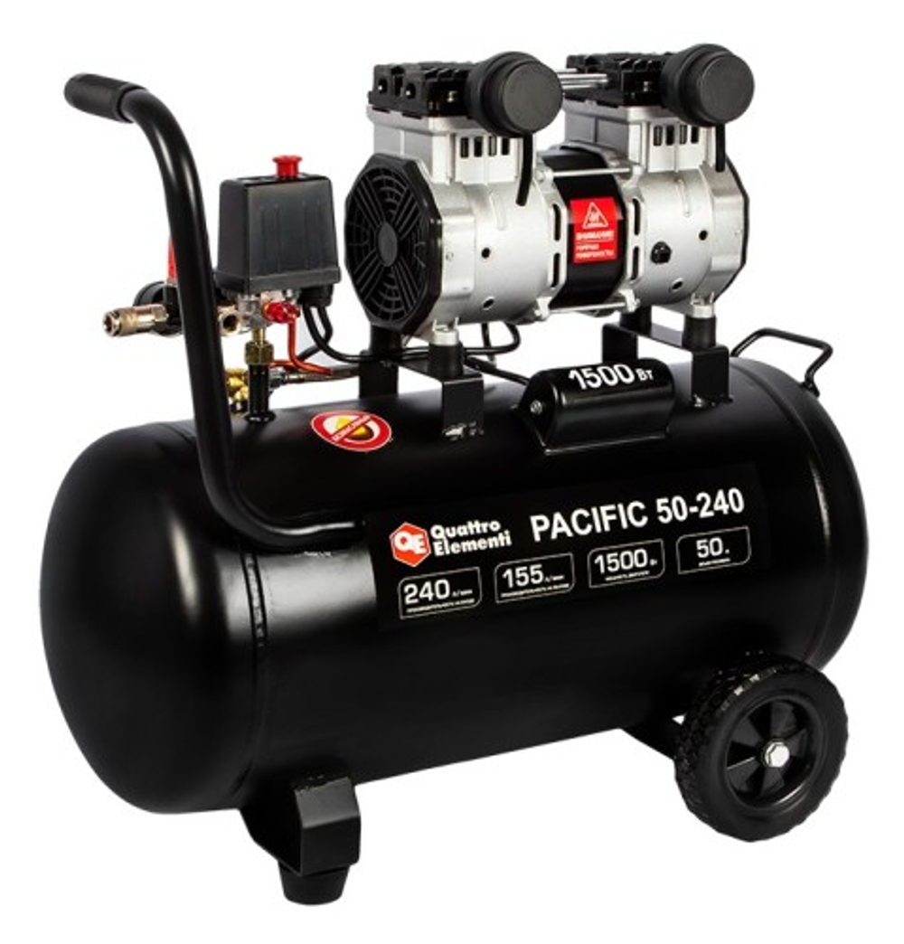 Компрессор поршневой безмасляный QUATTRO ELEMENTI PACIFIC 50-240 919-761
