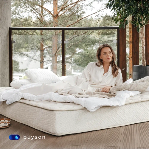Матрас BuyNature, 25 см, средняя жесткость, независимые пружины