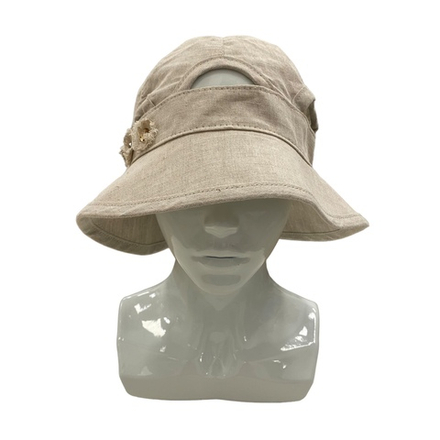 Панама лен натуральный цвет