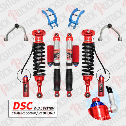 Mitsubishi L200 (2024) лифт-комплект регулируемой подвески +2" STR ST8000 с DSC