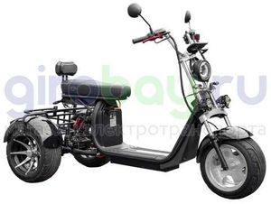Электроскутер IKINGI X12 PRO TRIKE PLUS 3333W - Черный фото №4